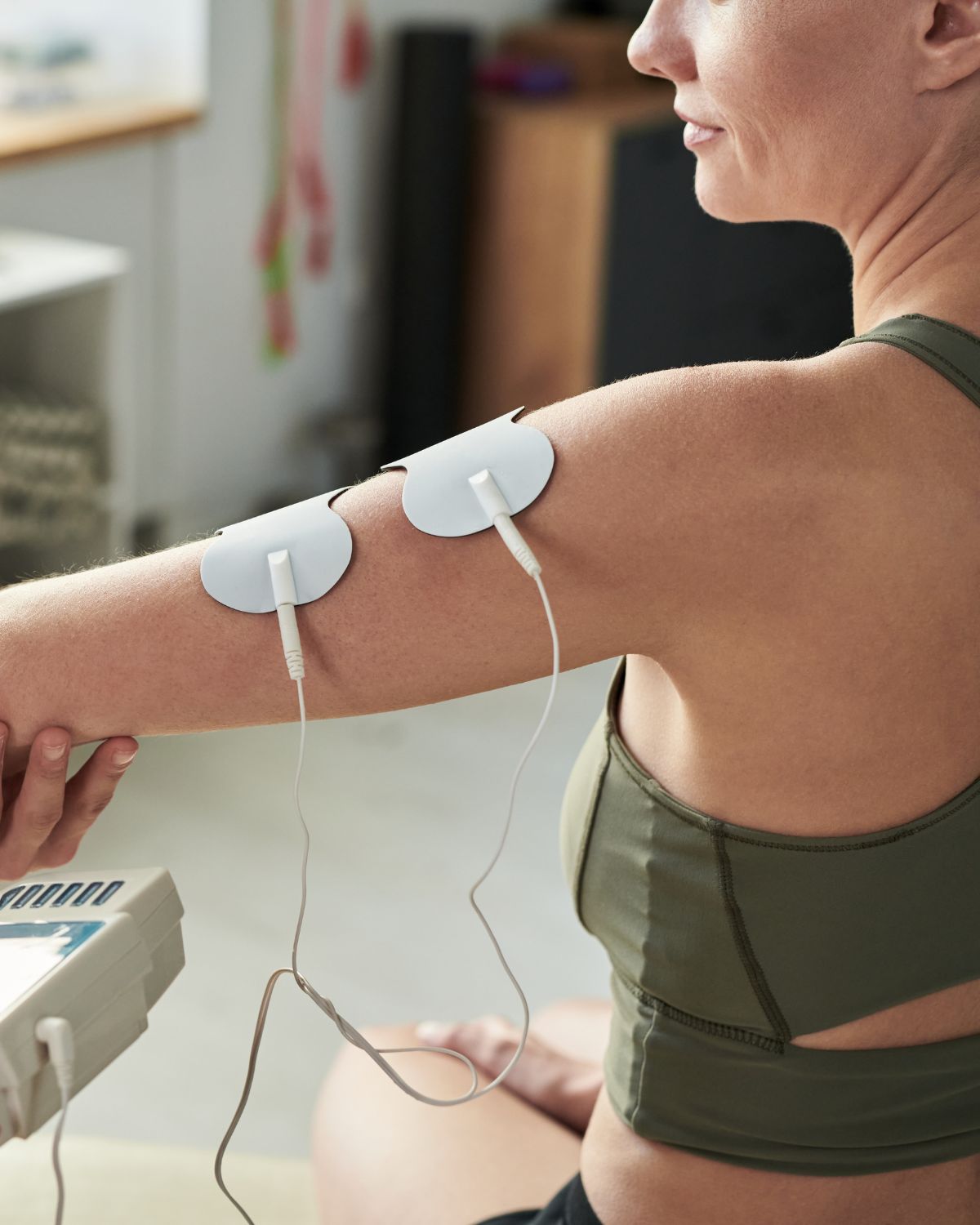 patient using medical device
